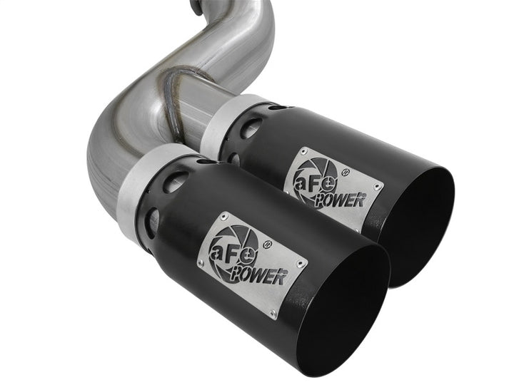 aFe Rebel XD 4 in. DPF-Back Exhaust for 2017–2018 Ford 6.7L with Dual Tips - OneFastShop