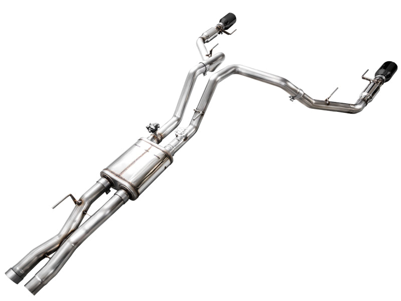 AWE Gen 3 Ford Raptor SwitchPath Exhaust with Diamond Black Tips - Fits 2021-2024 Ford F-150 Raptor - OneFastShop