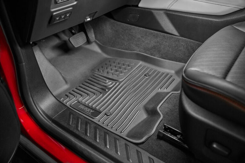 Husky Liners 2018 Buick Enclave w/ Bucket Seats WeatherBeater 2nd Row Black Floor Liners