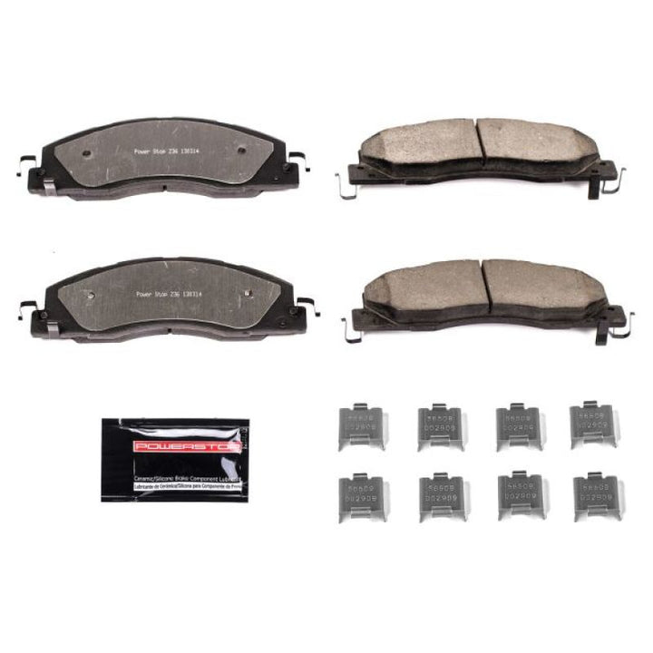 PowerStop Z36 Truck & Tow Brake Pads with Hardware for 09-10 Dodge Ram 2500