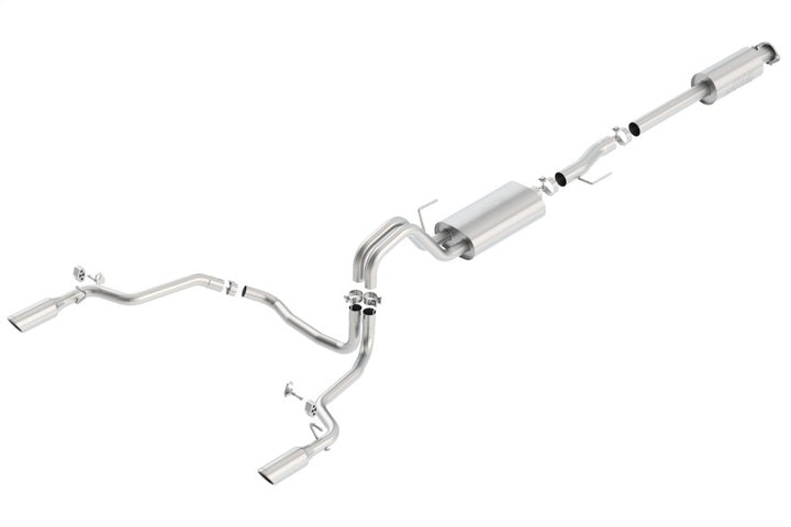 Borla Catback Exhaust System with S-Type Split Rear Exit - Ford F-150 3.5L EcoBoost 15-16