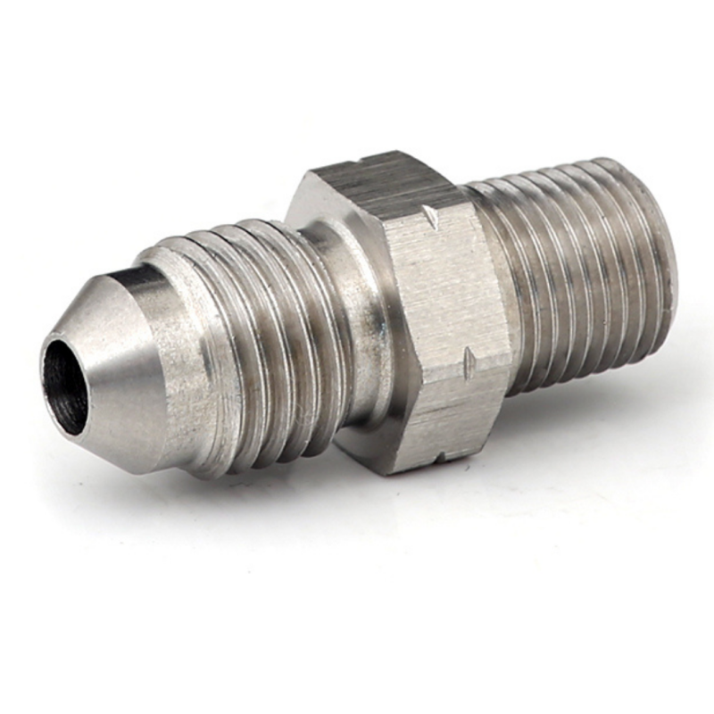 GFB 1/8in BSPT Male to -4AN Male Flare Stainless Steel Adapter - OneFastShop