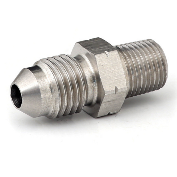 GFB 1/8in BSPT Male to -4AN Male Flare Stainless Steel Adapter - OneFastShop