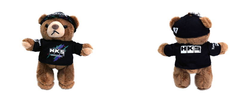 HKS Super Racing Bear Plush Keyring - 12 cm