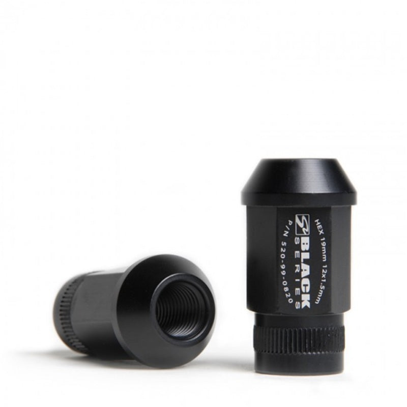 Skunk2 12 x 1.5 Forged Lug Nut Set Black Series 20 Pcs for Acura Honda Mitsubishi Scion Toyota Compatibility - OneFastShop