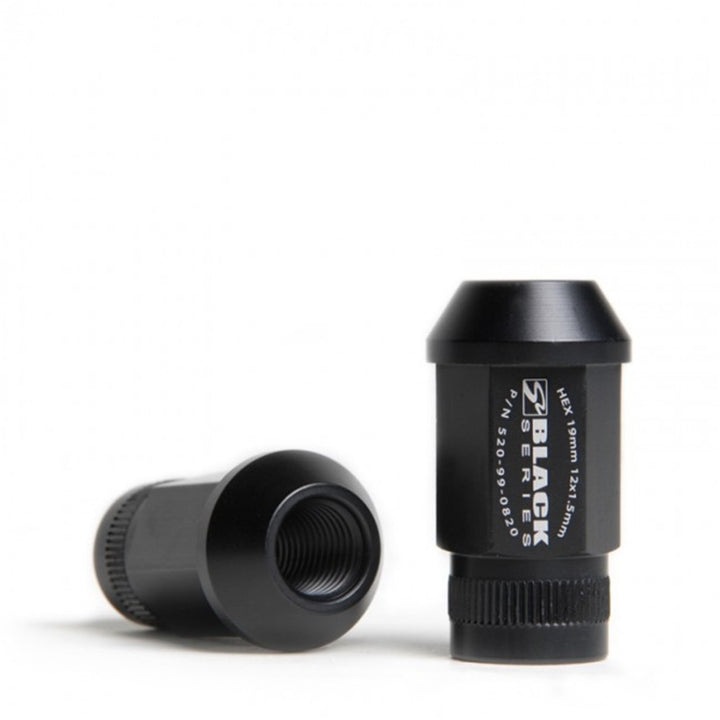 Skunk2 12 x 1.5 Forged Lug Nut Set Black Series 20 Pcs for Acura Honda Mitsubishi Scion Toyota Compatibility - OneFastShop