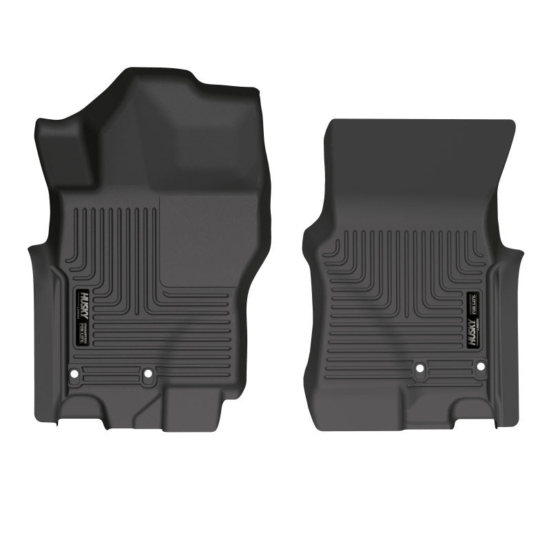 Husky Liners WeatherBeater Front Floor Liners - Nissan Frontier (2022-2026) - Black