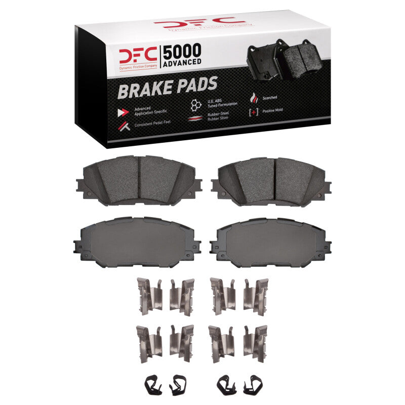 DFC 06-19 Lexus HS250H Front 5000 Advanced Ceramic Brake Pads And Hardware Kit