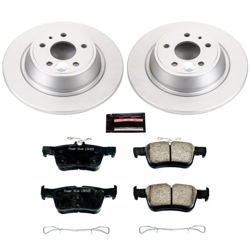 PowerStop Z17 Evolution Coated Rear Brake Kit - Ford Fusion / Lincoln MKZ 2013-2019