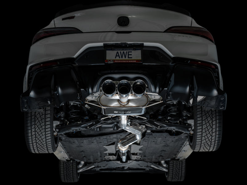 AWE Tuning Touring Edition Exhaust with Triple Chrome Silver Tips for 2024 Acura Integra Type S DE5