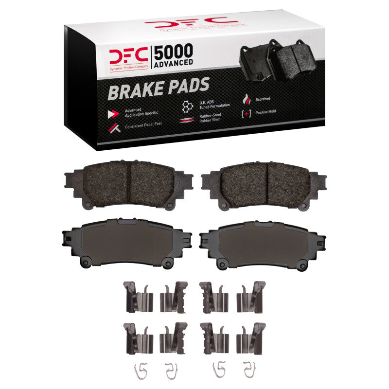 DFC 10-20 Lexus RX350 Rear 5000 Advanced Ceramic Brake Pads And Hardware Kit