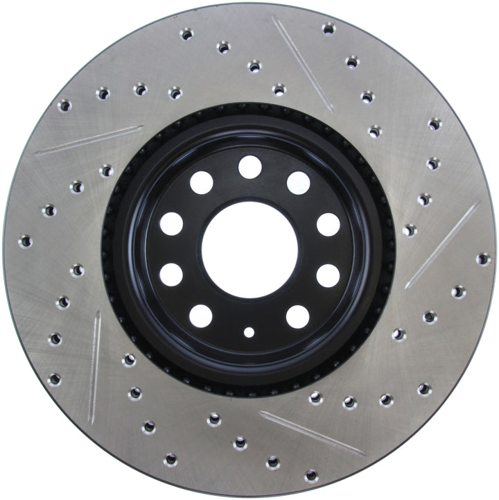 StopTech Slotted & Drilled Sport Brake Rotor for Audi Volkswagen Models 2006-2021 - OneFastShop
