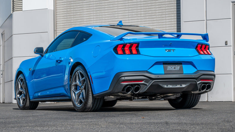 Borla Cat-Back Exhaust System with ATAK Sound - Black Chrome for 2024 Ford Mustang GT - OneFastShop
