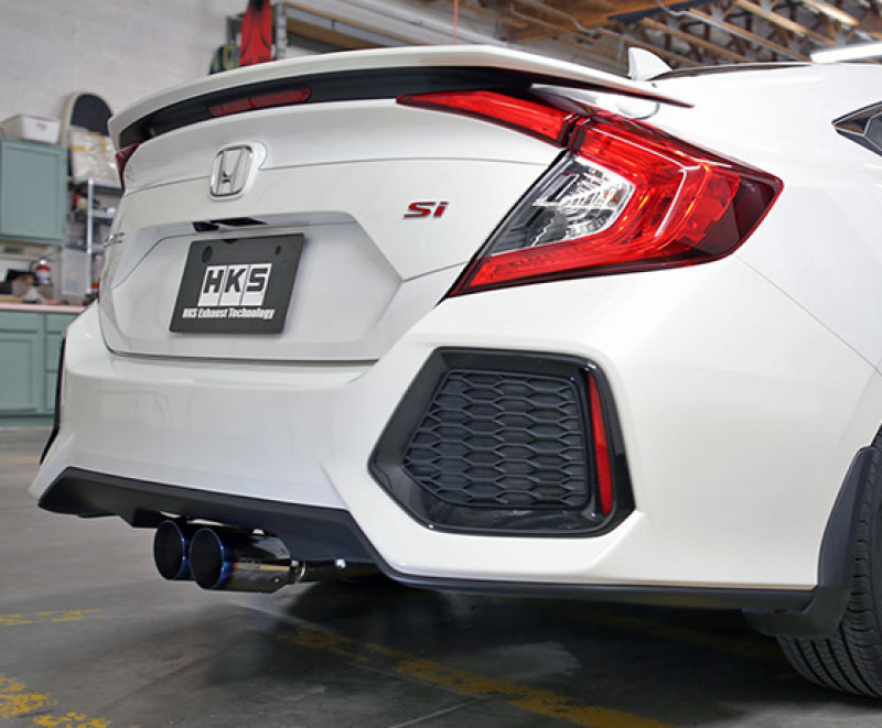 HKS Hi-Power Muffler Exhaust for Honda Civic Si Sedan (FC) 17+ - OneFastShop