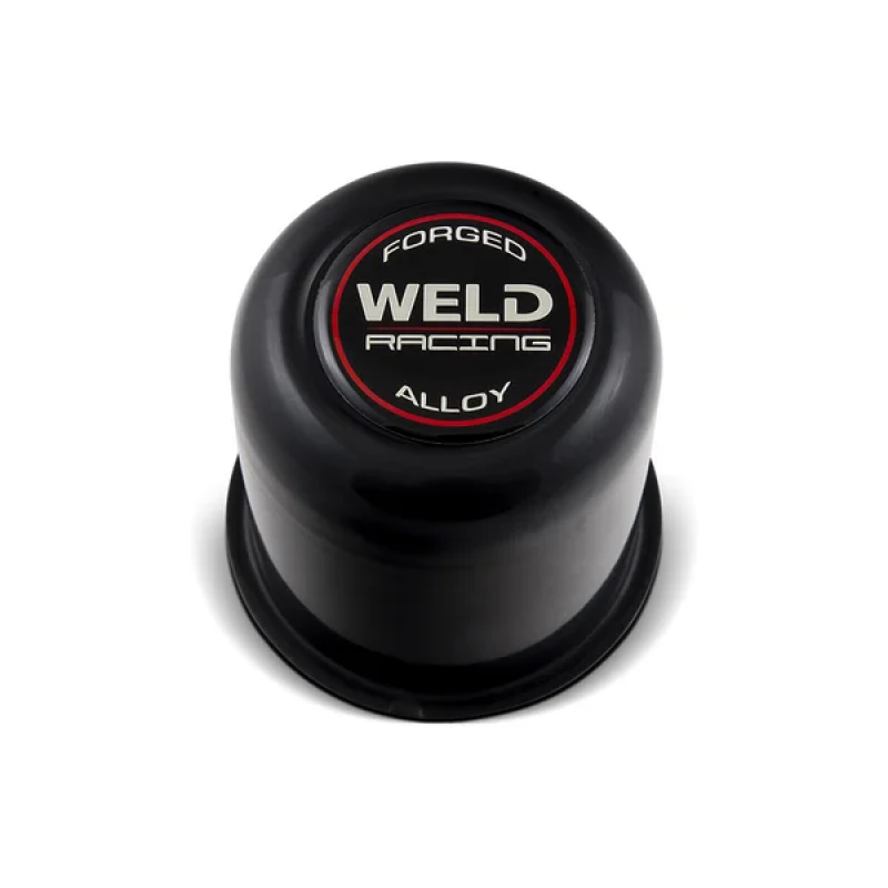 Weld Drag Sport Forged Center Cap 5-Lug 3.16 in. OD x 3.20 in. Tall - Black