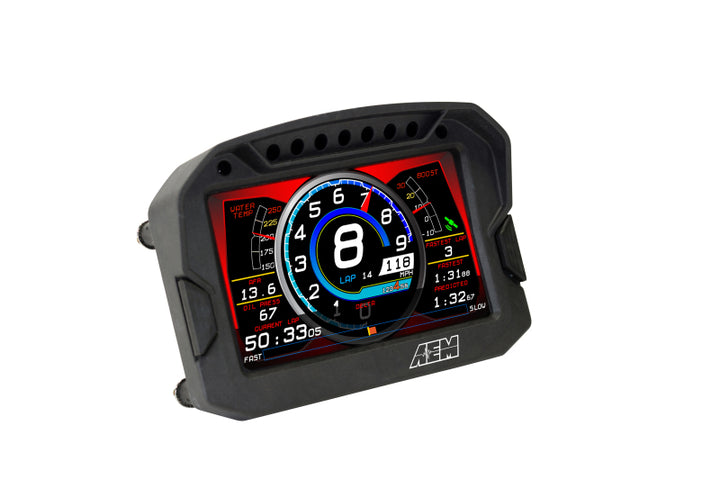AEM CD-5G Carbon Digital Dash Display w/ Interal 10Hz GPS & Antenna - OneFastShop