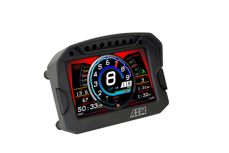 AEM CD-5LG Carbon Logging Digital Dash Display w/ Internal 10Hz GPS & Antenna - OneFastShop