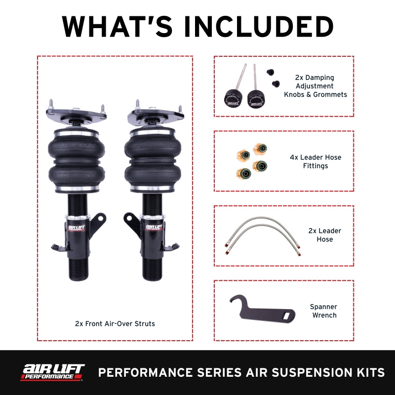 Air Lift Performance 12-25 Subaru BRZ/12-20 Toyota GT86 Front Air Suspension Kit
