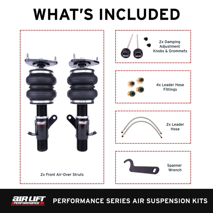 Air Lift Performance 12-25 Subaru BRZ/12-20 Toyota GT86 Front Air Suspension Kit