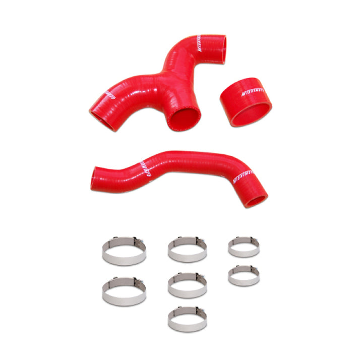 Mishimoto Silicone Intercooler Hoses - Red for 02-05 Subaru WRX - OneFastShop