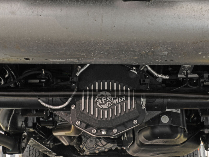 aFe Power Differential Cover Black Street Series with Machined Fins for 2021 Ford Bronco Dana M220