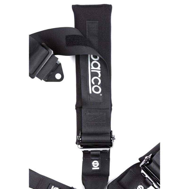 Sparco Club H-4R 5-Point Racing Harness - Black, image 3