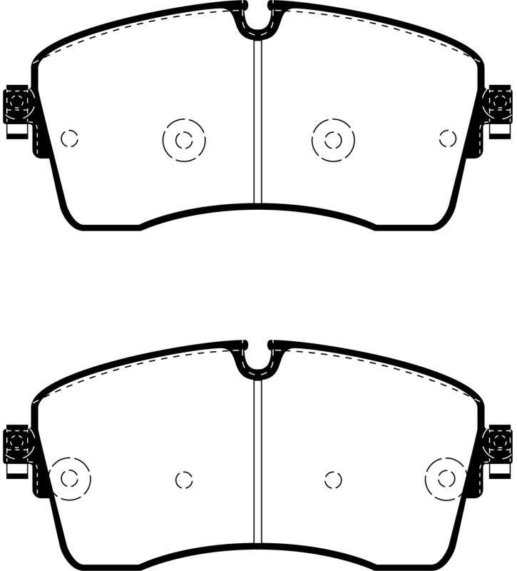 EBC Yellowstuff Front Brake Pads for 2018+ Jaguar E-Pace 2.0L Turbo (246)