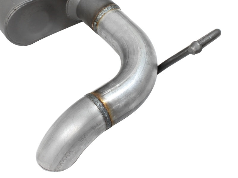 aFe Scorpion Exhaust System Axle Back Aluminized Hi-Tuck for Jeep Wrangler JK V6 3.6/3.8L