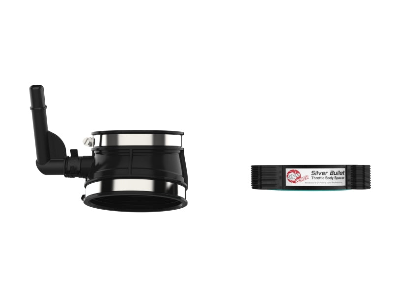 aFe 2020 Vette C8 Silver Bullet Throttle Body Spacer with Factory Intake Blk - OneFastShop