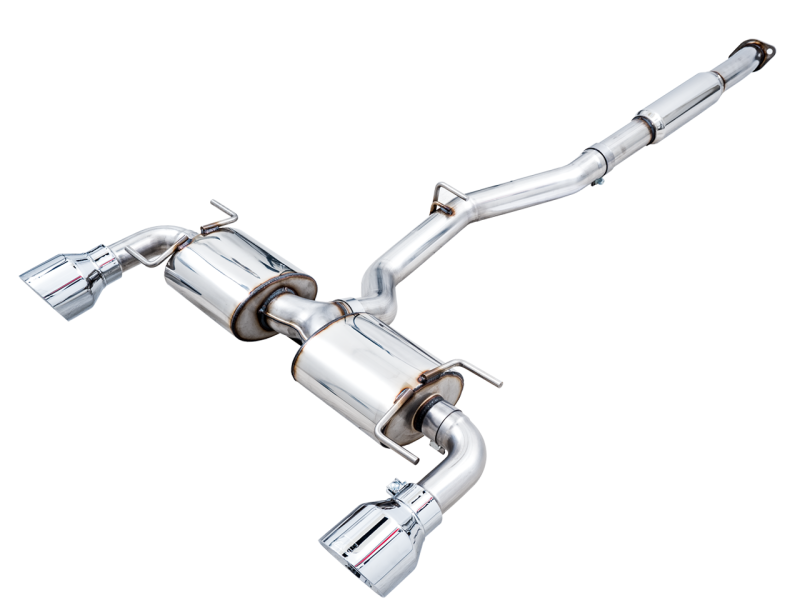 AWE Subaru BRZ/ Toyota GR86/ Toyota 86 Touring Edition Cat-Back Exhaust- Chrome Silver Tips.