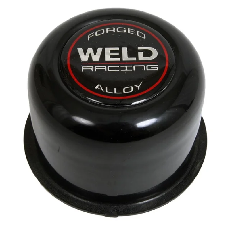 Weld Center Cap 5-Lug 3.16 in. OD x 2.20 in. Tall - Black