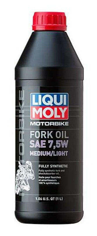 LIQUI MOLY 1L Motorbike Fork Oil SAE 7.5W Medium/Light for Aprilia Models