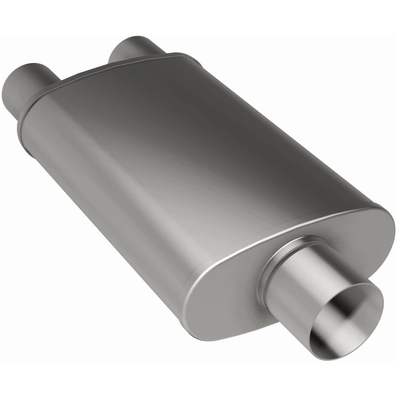 MagnaFlow Performance Muffler Stainless Steel 14X5X8-3X2.5/2.5 C/D - Compatible with Various Chevrolet, Dodge, Ford, and GMC Models