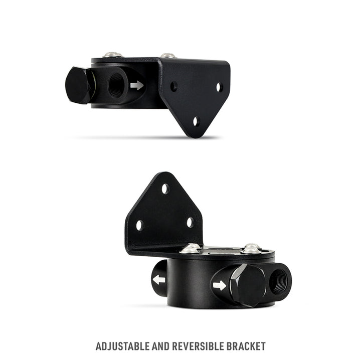 Mishimoto Remote Oil Filter Mount M20 x 1.5 Black Finish - OneFastShop