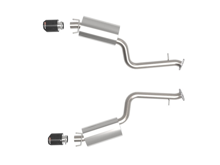 aFe Lexus IS350 14-22 V6-3.5L Takeda Axle-Back Exhaust System Carbon Fiber Tip