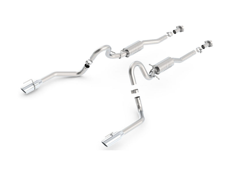 Borla ATAK Cat-Back Exhaust - Ford Mustang 1999-2004 (4.5L) - Chrome Tips