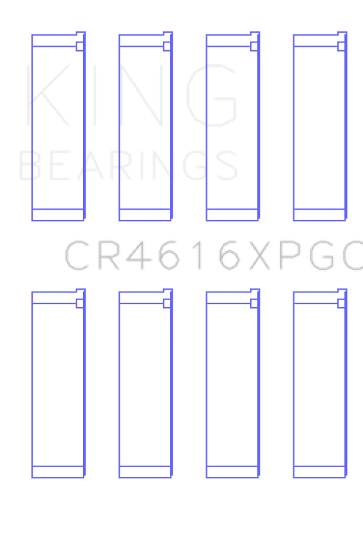 King Engine Bearings FA20 pMaxKote Performance Rod Bearing Set Size STD for Subaru BRZ WRX Forester 2013-2022
