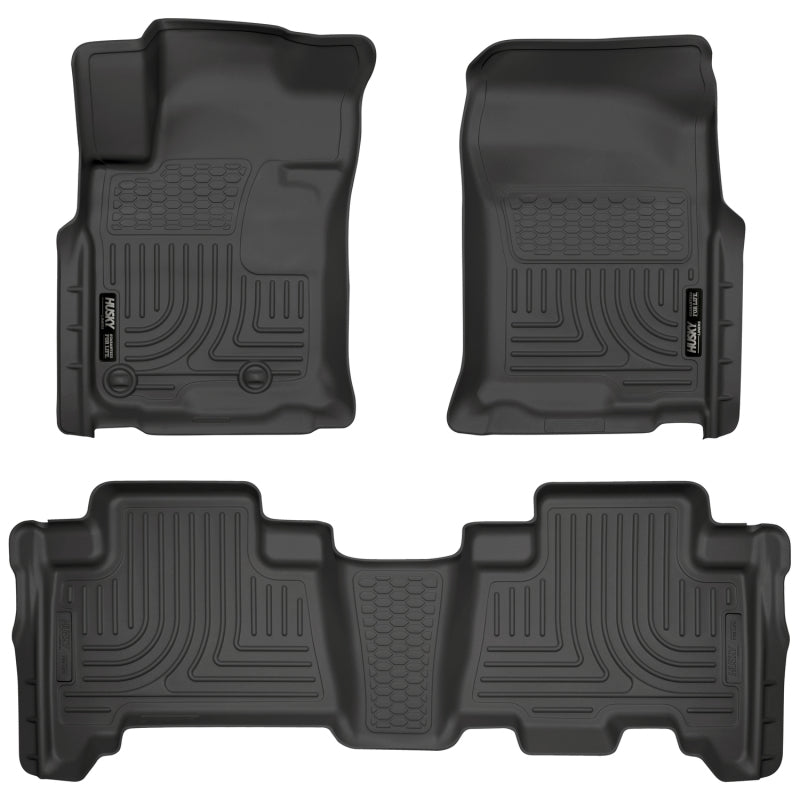Husky Liners WeatherBeater Combo Black Floor Liners for 10-12 Toyota 4Runner/Lexus GX460