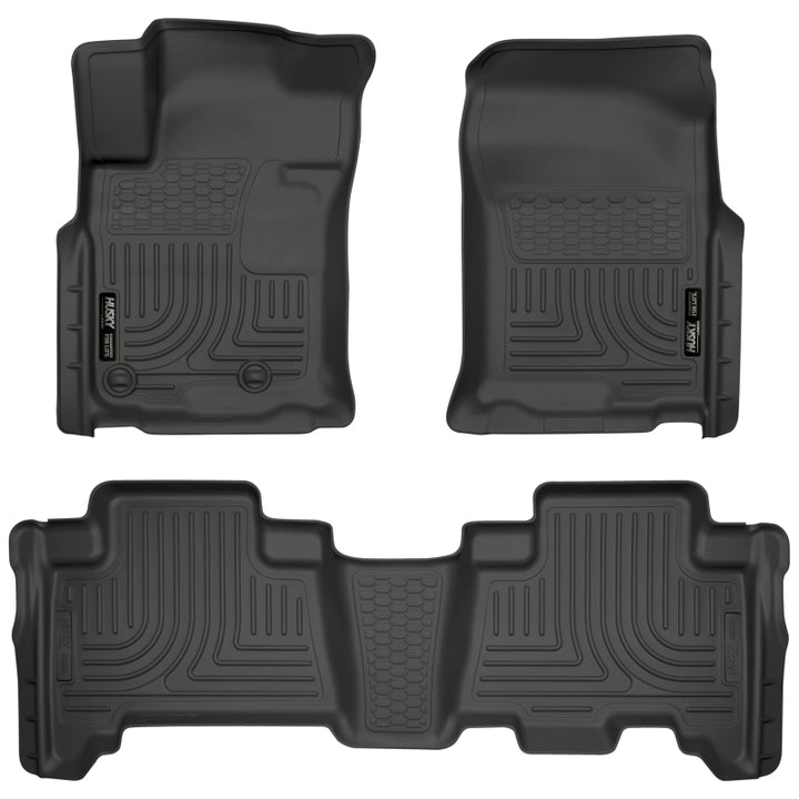 Husky Liners WeatherBeater Combo Black Floor Liners for 10-12 Toyota 4Runner/Lexus GX460 - OneFastShop