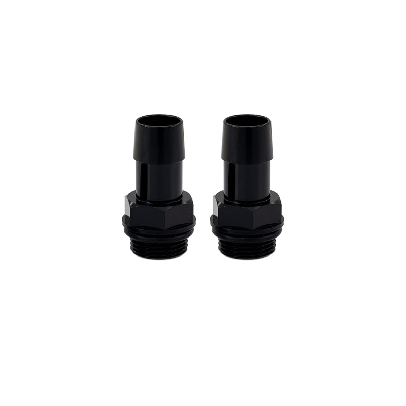 Mishimoto Aluminum Catch Can Fittings Black 2pcs M20x1.5 5/8in
