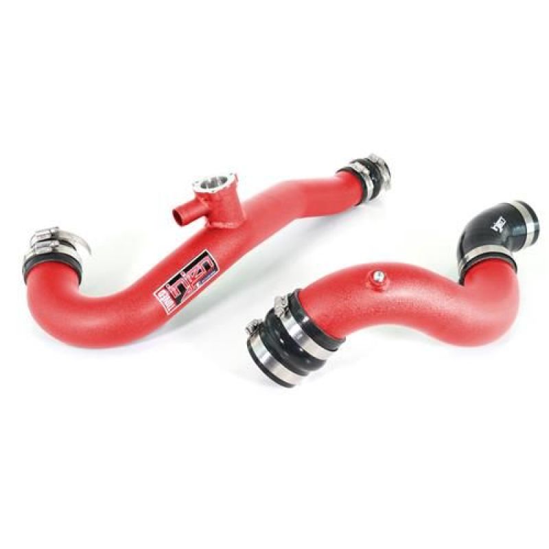 Injen Aluminum Intercooler Piping Kit for 15-19 Ford Mustang 2.3L EcoBoost - Wrinkle Red - OneFastShop