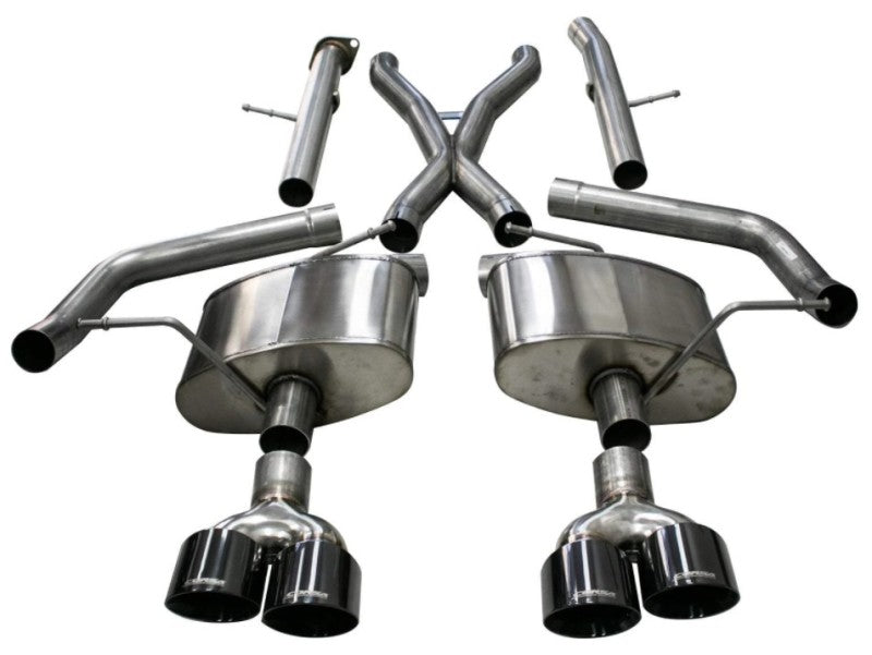 CORSA Performance Xtreme Cat-Back Exhaust Dual Rear Exit 2018-2021 Jeep Grand Cherokee TrackHawk 6.2L w/4.5in BlackTips