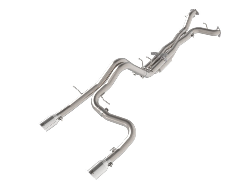 aFe Vulcan Series 3in 304SS Cat-Back Exhaust - Ford Bronco Raptor V6-3.0L (2022-2025), Polished Tips