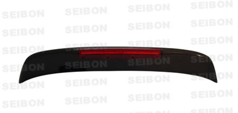 Seibon Carbon Fiber Rear Spoiler w/LED for 92-95 Honda Civic HB