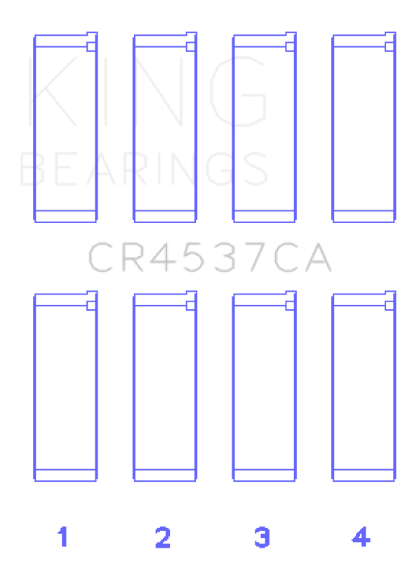 King Engine Bearings Rod Bearing Set Size STD for Mini Cooper S/Cooper S Conv/Works W10B16A