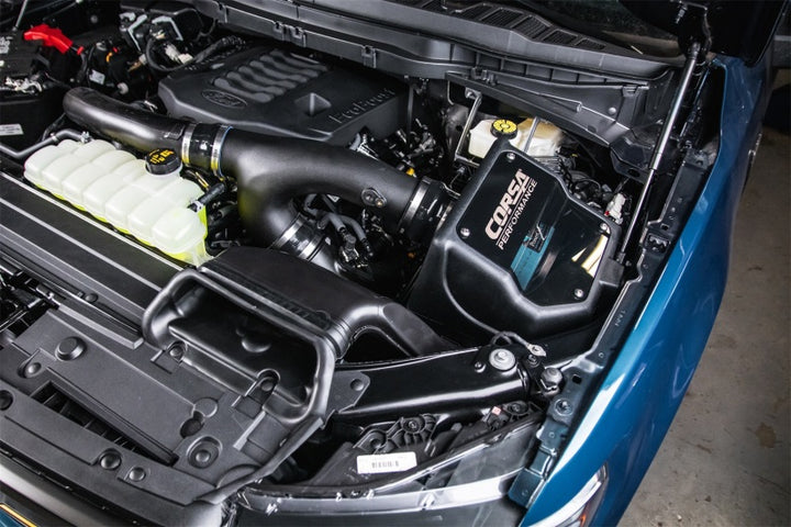 CORSA Performance Cold Air Intake with Powercore Filter for 2021-2024 Ford F150 3.5L Ecoboost