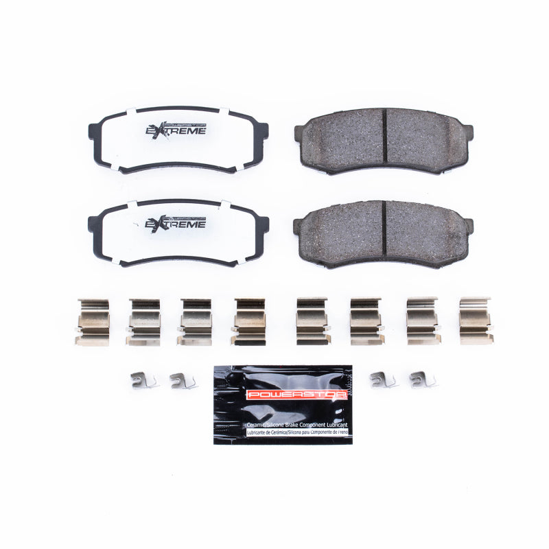 PowerStop Z36 Truck & Tow Brake Pads with Hardware for 03-22 Toyota 4Runner