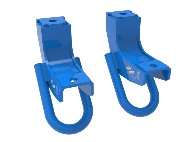 Afe Front Tow Hook Blue for Toyota Tundra 2022 V6-3.5L (tt)