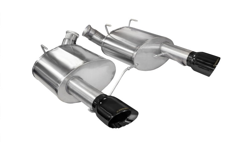 Corsa Performance Black Sport Axle-Back Exhaust for 2011-2014 Ford Mustang GT/Boss 302 5.0L V8 - OneFastShop