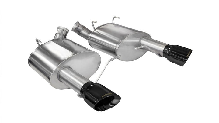 Corsa Performance Black Sport Axle-Back Exhaust for 2011-2014 Ford Mustang GT/Boss 302 5.0L V8 - OneFastShop